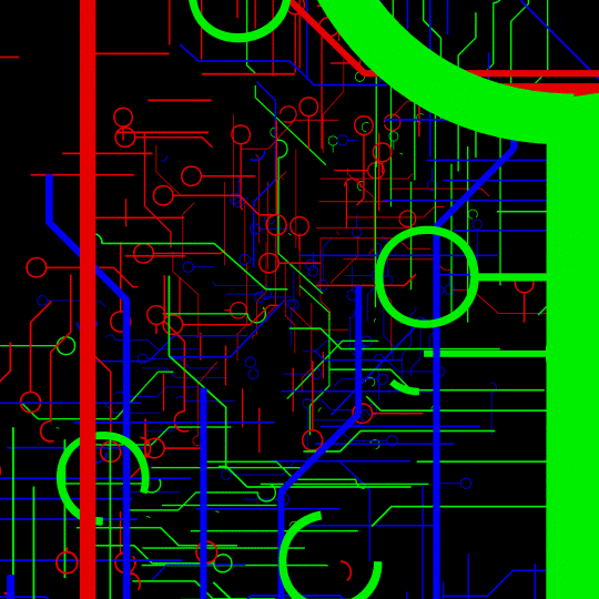 Black RGB lines graphic with Loops Nft GIF by xponentialdesign