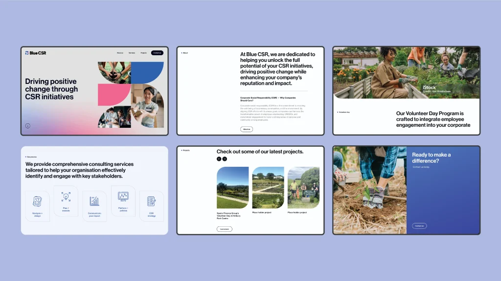 White Rabbit Credibility design examples