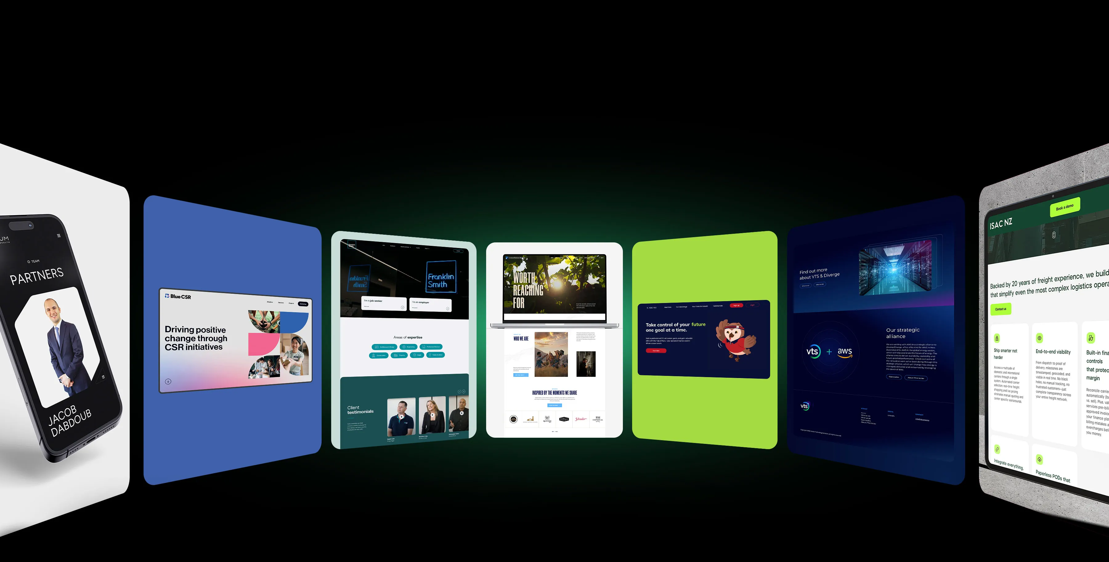 some of the recent work from our web design company in LA
