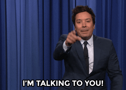 Jimmy Fallon I'm talking to you meme GIF by The Tonight Show